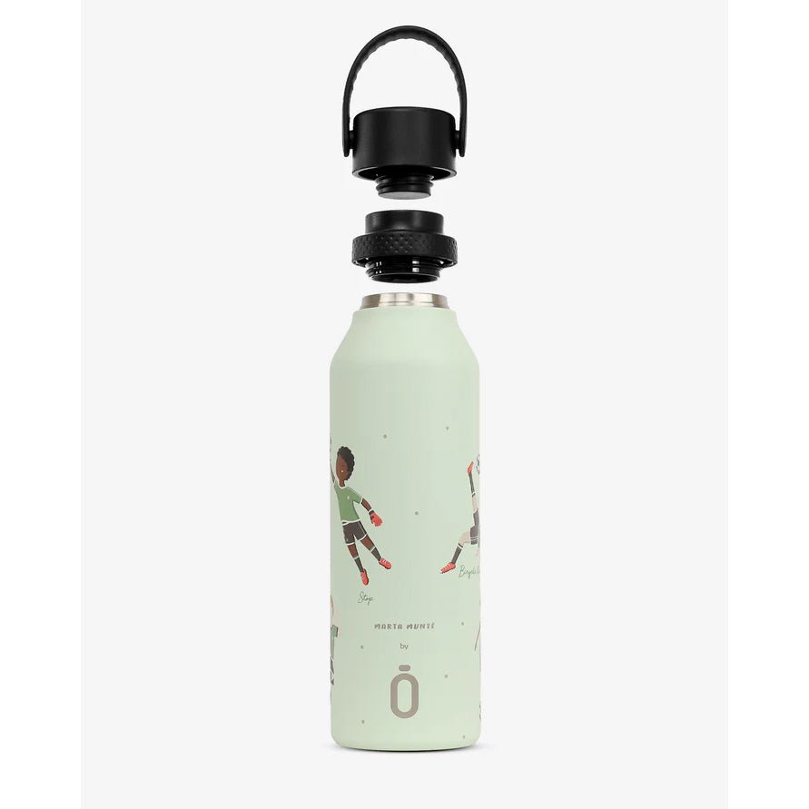 BOTELLA TÉRMICA RUNBOTT Mii ·600ML MARTA MUNTÉ FOOTBALL· - Happy Moments Baby