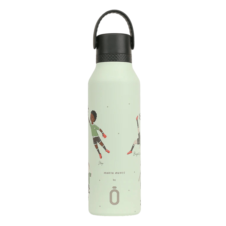 BOTELLA TÉRMICA RUNBOTT Mii ·600ML MARTA MUNTÉ FOOTBALL· - Happy Moments Baby