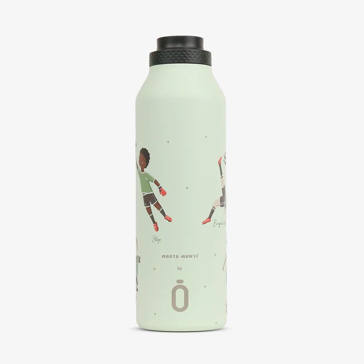 BOTELLA TÉRMICA RUNBOTT Mii ·600ML MARTA MUNTÉ FOOTBALL· - Happy Moments Baby