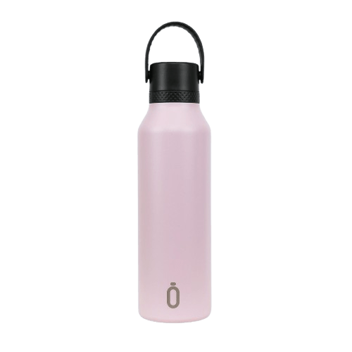 BOTELLA TÉRMICA RUNBOTT Mii ·600ML ROSA EMPOLVADO· - Happy Moments Baby