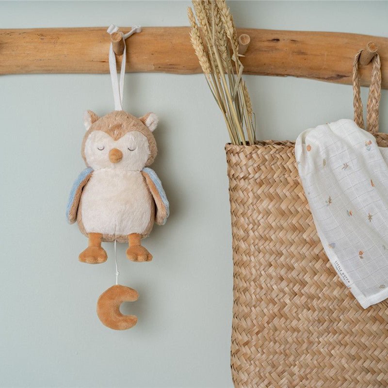 CAJA MUSICAL DE TELA LITTLE DUTCH ·BUHO· - Happy Moments Baby
