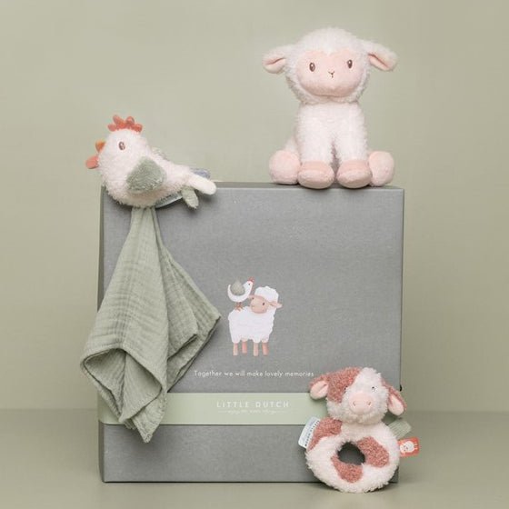 CAJA REGALO JUGUETES DE TELA LITTLE DUTCH ·LITTLE FARM· - Happy Moments Baby