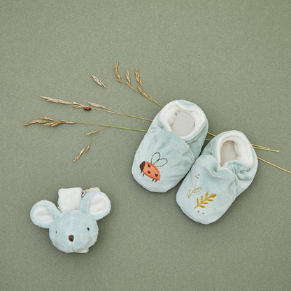 CAJA REGALO KALOO PATUCOS Y SONAJERO DE PULSERA ·RATONCITO· - Happy Moments Baby