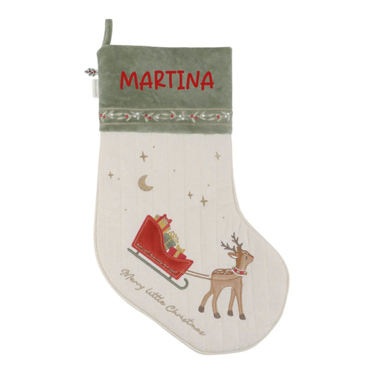 CALCETÍN NAVIDEÑO LITTLE DUTCH PERSONALIZABLE - Happy Moments Baby