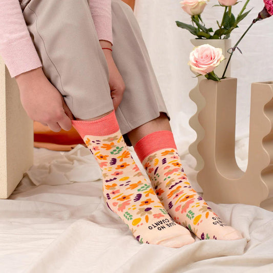 CALCETINES UO ·ABUELA, TE QUIERO TANTO, QUE NO SÉ CUÁNTO· - Happy Moments Baby