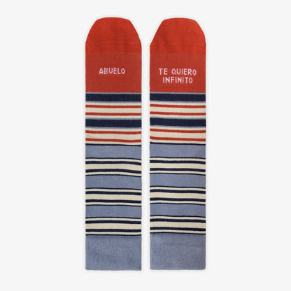CALCETINES UO ·ABUELO, TE QUIERO INFINITO· - Happy Moments Baby