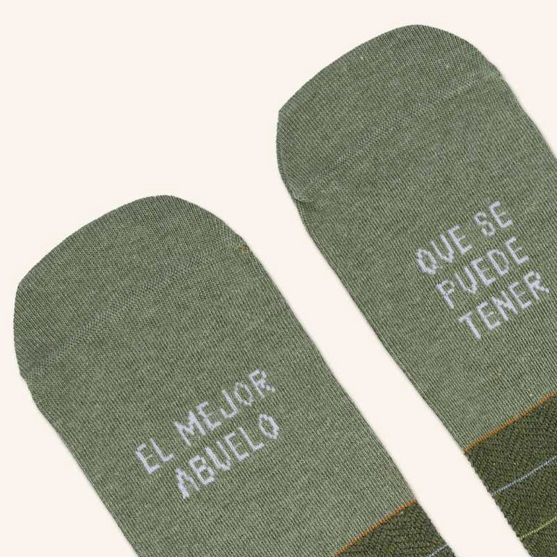 CALCETINES UO ·EL MEJOR ABUELO QUE SE PUEDE TENER· - Happy Moments Baby