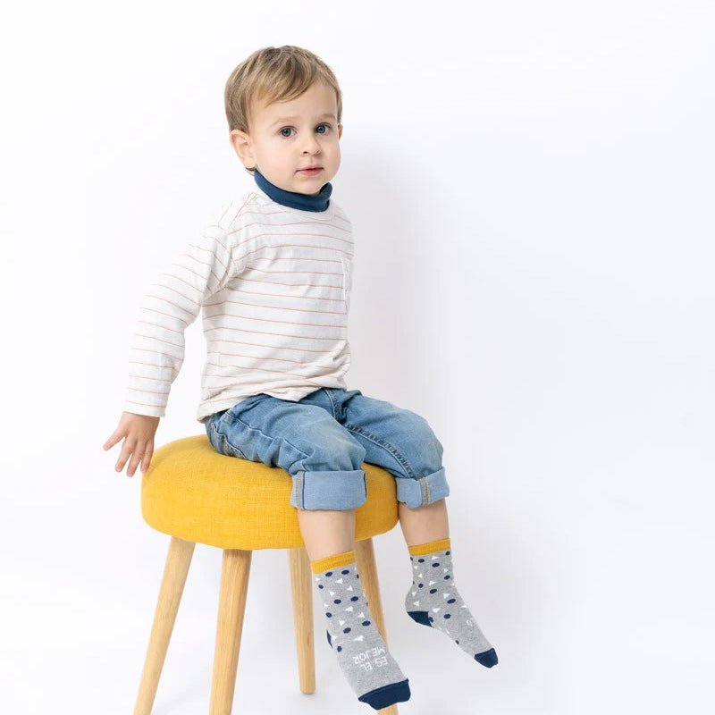 CALCETINES UO INFANTILES ·MI ABUELO ES EL MEJOR· - Happy Moments Baby