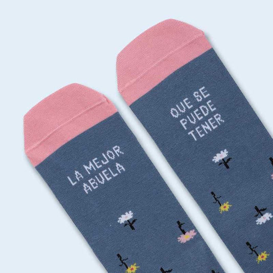 CALCETINES UO ·LA MEJOR ABUELA QUE SE PUEDE TENER· - Happy Moments Baby