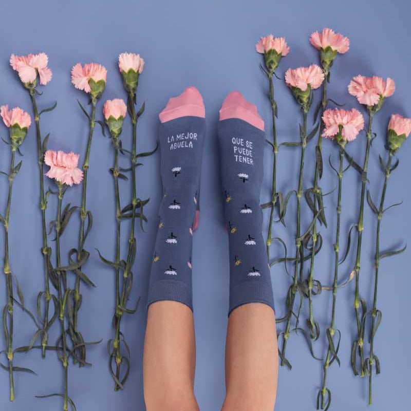 CALCETINES UO ·LA MEJOR ABUELA QUE SE PUEDE TENER· - Happy Moments Baby