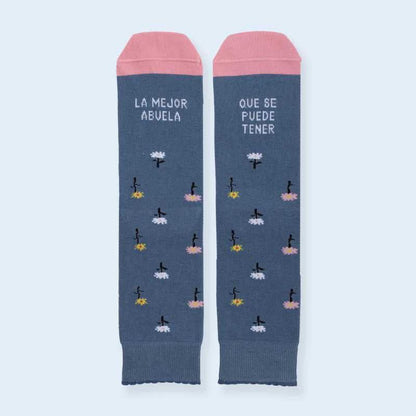 CALCETINES UO ·LA MEJOR ABUELA QUE SE PUEDE TENER· - Happy Moments Baby