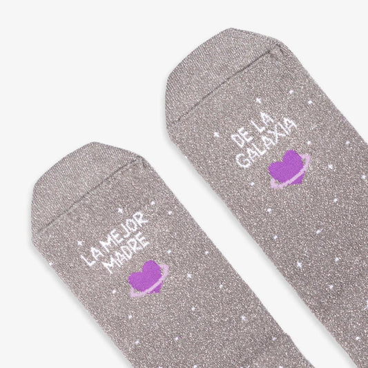 CALCETINES UO ·LA MEJOR MADRE DE LA GALAXIA· - Happy Moments Baby