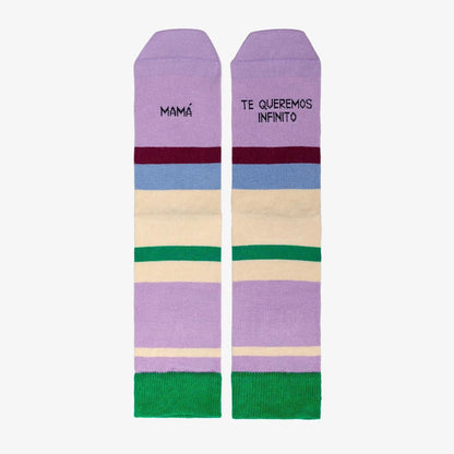 CALCETINES UO ·MAMÁ TE QUEREMOS INFINITO· - Happy Moments Baby