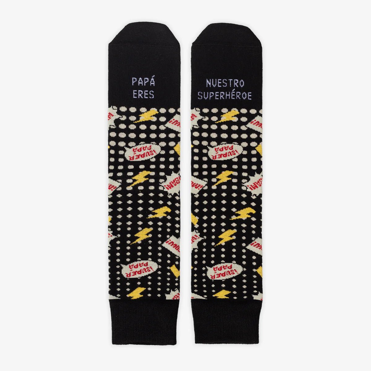CALCETINES UO ·PAPÁ ERES NUESTRO SUPERHÉROE· - Happy Moments Baby