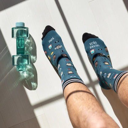 CALCETINES UO ·PAPÁ ESTÁS BRUTAL· - Happy Moments Baby
