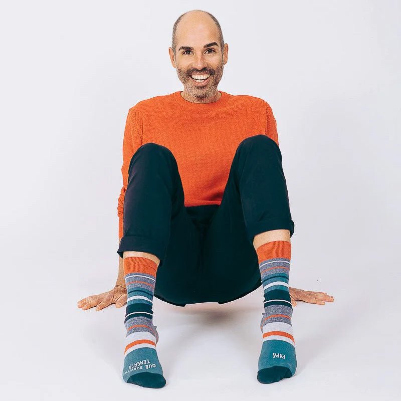 CALCETINES UO ·PAPÁ, QUÉ SUERTE TENERTE· - Happy Moments Baby