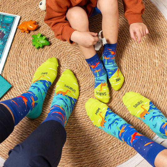 CALCETINES UO ·PAPI - SAURUS· - Happy Moments Baby