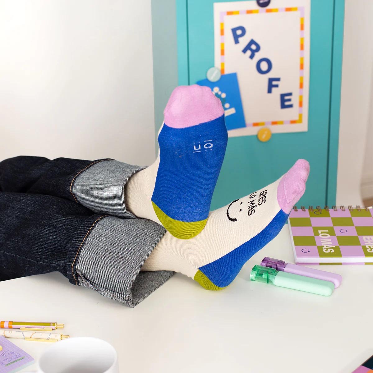 CALCETINES UO ·PROFE ERES LO MÁS· - Happy Moments Baby