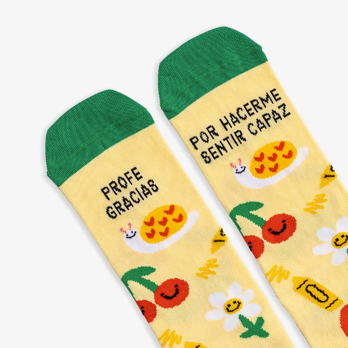 CALCETINES UO ·PROFE, GRACIAS POR HACERME SENTIR CAPAZ· - Happy Moments Baby