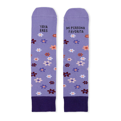 CALCETINES UO ·YAYA ERES MI PERSONA FAVORITA· - Happy Moments Baby
