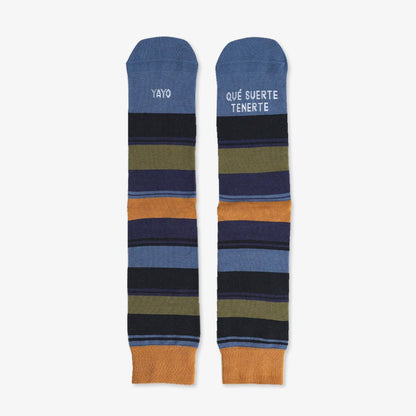 CALCETINES UO ·YAYO, QUÉ SUERTE TENERTE· - Happy Moments Baby
