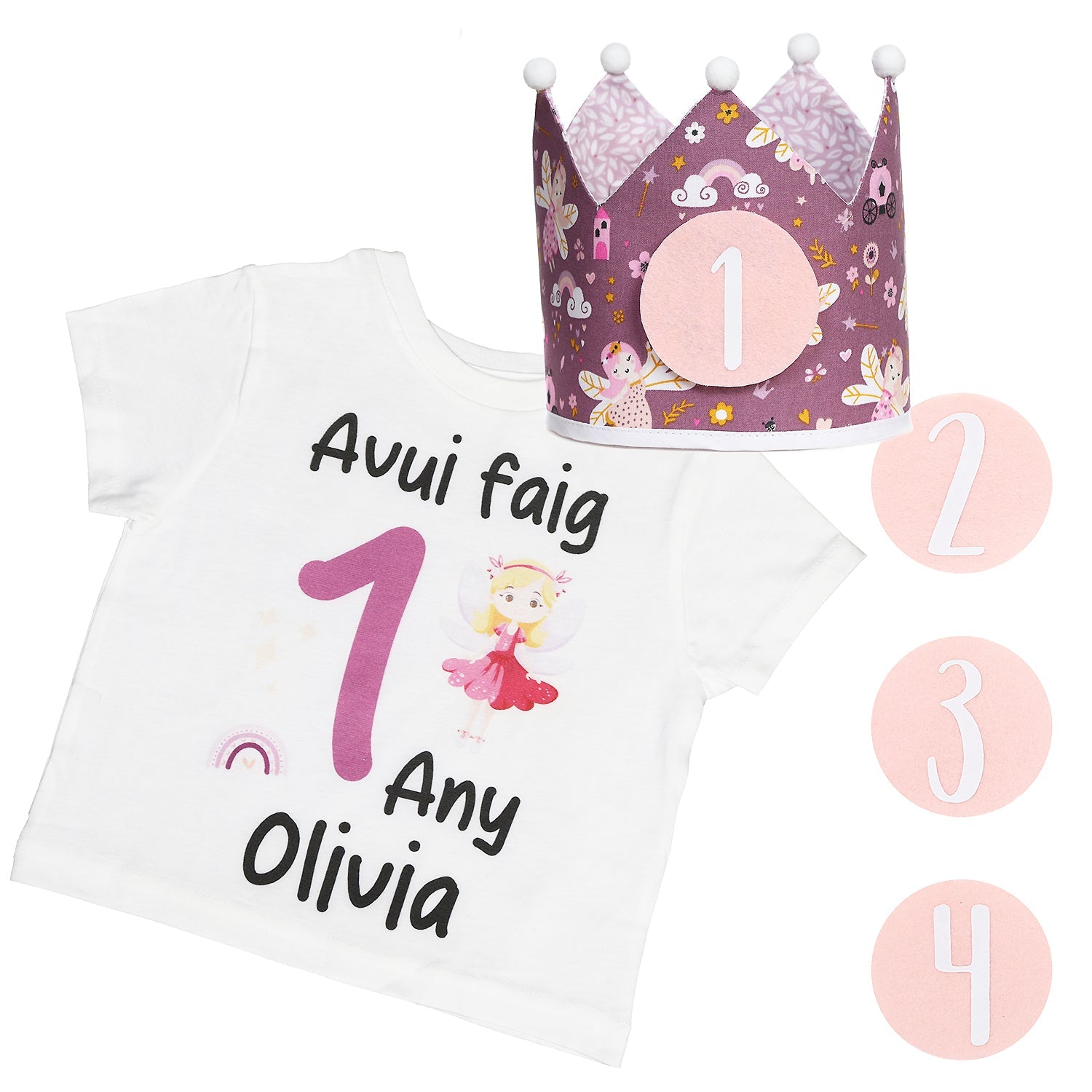 CAMISETA CUMPLEAÑOS ·HADAS· - Happy Moments Baby