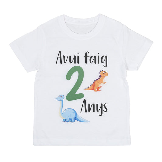 CAMISETA CUMPLEAÑOS ·JURASSIC· - Happy Moments Baby