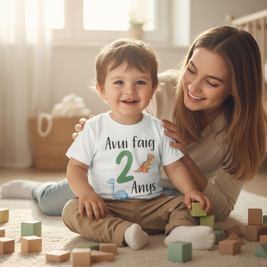 CAMISETA CUMPLEAÑOS ·JURASSIC· - Happy Moments Baby