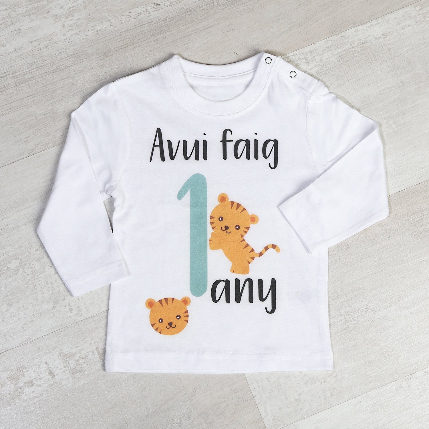 CAMISETA CUMPLEAÑOS ·TIGRES· - Happy Moments Baby