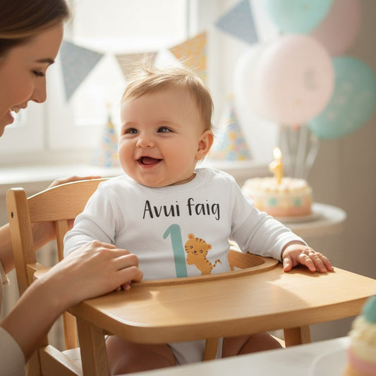 CAMISETA CUMPLEAÑOS ·TIGRES· - Happy Moments Baby