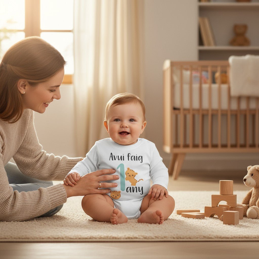 CAMISETA CUMPLEAÑOS ·TIGRES· - Happy Moments Baby