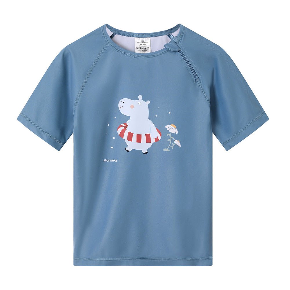 CAMISETA DE PROTECCIÓN SOLAR TUTETE ·MANGA CORTA HIPPOS· - Happy Moments Baby