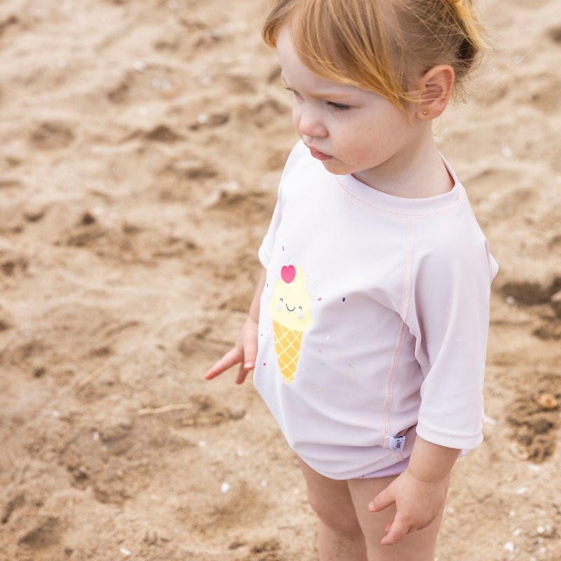 CAMISETA INFANTIL DE PROTECCIÓN SOLAR SARO ·HELADOS· - Happy Moments Baby