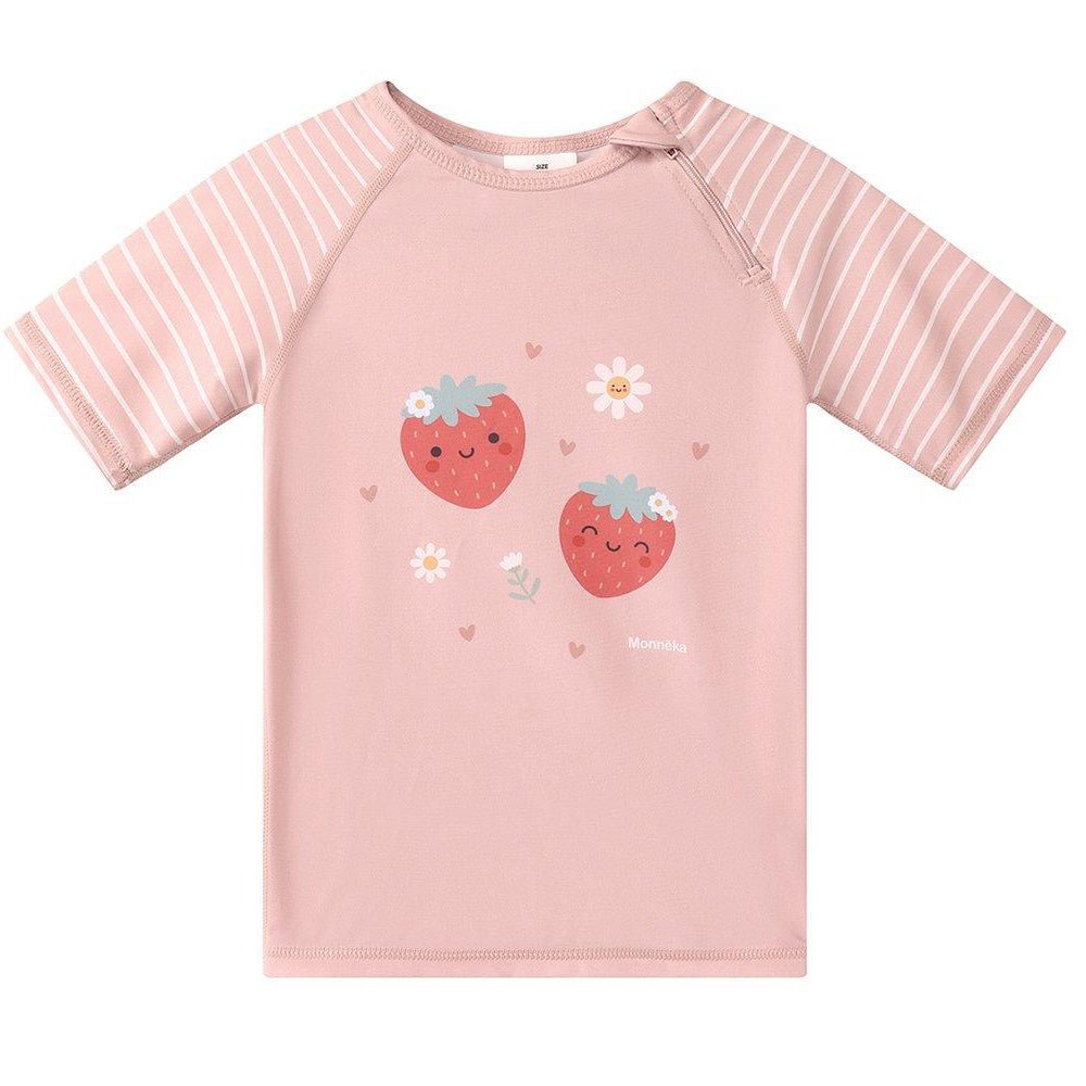 CAMISETA INFANTIL DE PROTECCIÓN SOLAR TUTETE ·STRAWBERRIES· - Happy Moments Baby
