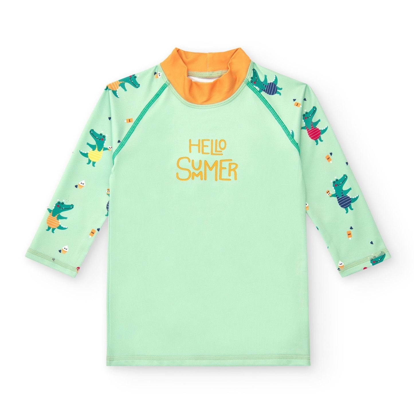 CAMISETA PROTECCIÓN SOLAR MANGA LARGA BTBOX ·COCODRILOS· - Happy Moments Baby