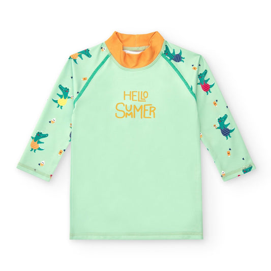CAMISETA PROTECCIÓN SOLAR MANGA LARGA BTBOX ·COCODRILOS· - Happy Moments Baby