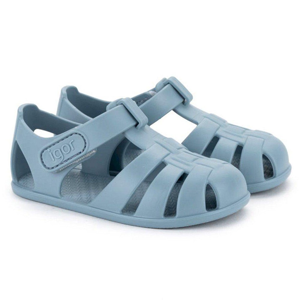 CANGREJERAS CON VELCRO RESPETUOSAS IGOR ·AZUL OCÉANO· - Happy Moments Baby