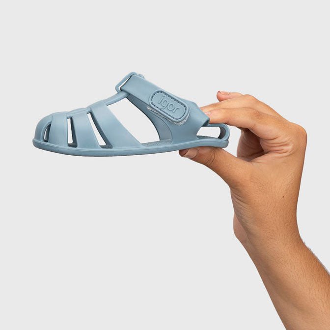 CANGREJERAS CON VELCRO RESPETUOSAS IGOR ·AZUL OCÉANO· - Happy Moments Baby