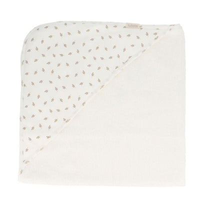 CAPA DE BAÑO TUTETE PERSONALIZABLE ·LEAVES WHITE· - Happy Moments Baby
