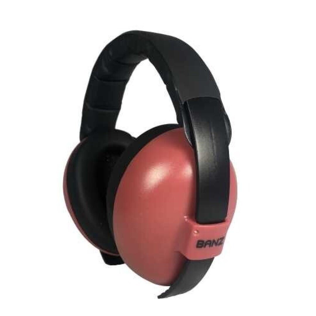 CASCOS ANTIRUIDO PARA BEBÉS BANZ (0 - 3 AÑOS) ·MAROON· - Happy Moments Baby