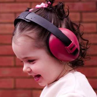 CASCOS ANTIRUIDO PARA BEBÉS BANZ (0 - 3 AÑOS) ·MAROON· - Happy Moments Baby