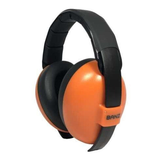 CASCOS ANTIRUIDO PARA BEBÉS BANZ (0 - 3 AÑOS) ·NARANJA· - Happy Moments Baby