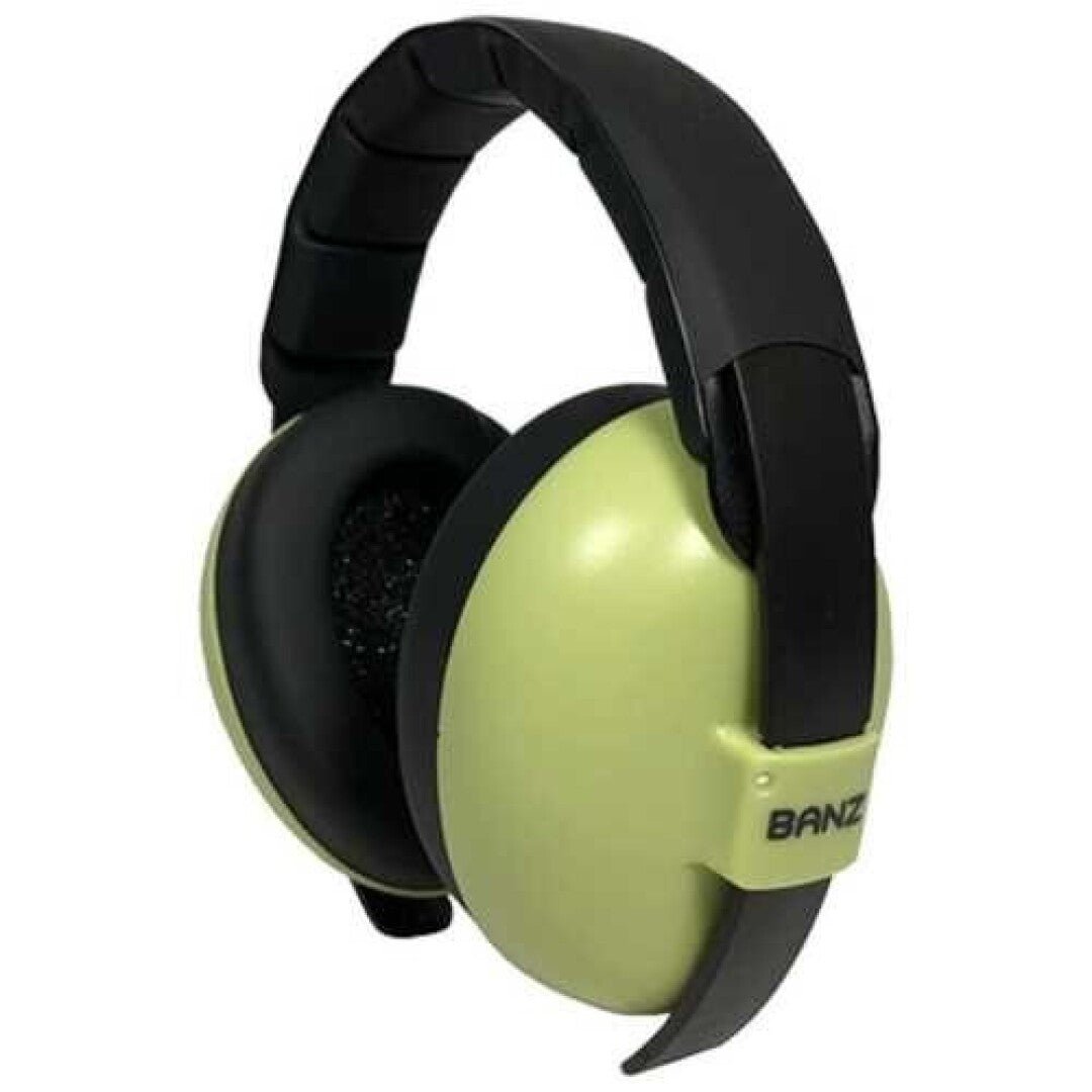 CASCOS ANTIRUIDO PARA BEBÉS BANZ (0 - 3 AÑOS) ·VERDE LIMA· - Happy Moments Baby