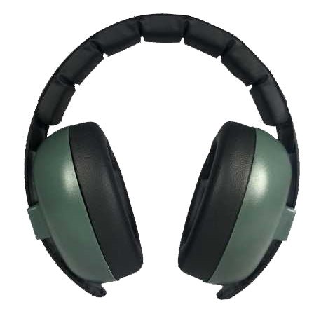 CASCOS ANTIRUIDO PARA BEBÉS BANZ (0 - 3 AÑOS) ·VERDE OSCURO· - Happy Moments Baby
