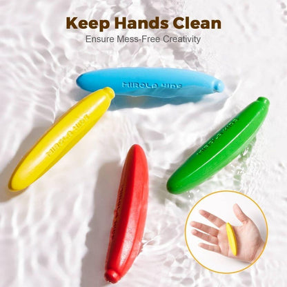 CERAS INFANTILES JARMELO ·CRAYONES BANANA CERA DE ABEJA 12 UD· - Happy Moments Baby