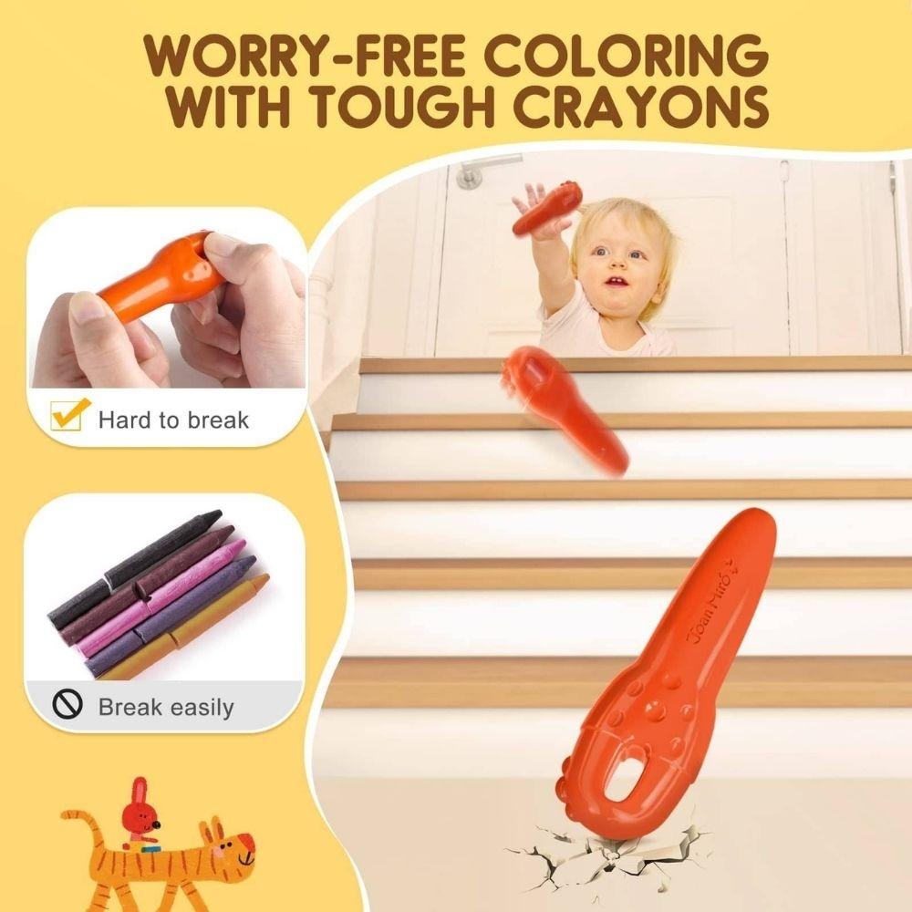 CERAS INFANTILES JARMELO ·CRAYONES KEY CERA DE ABEJA 12 UD· - Happy Moments Baby