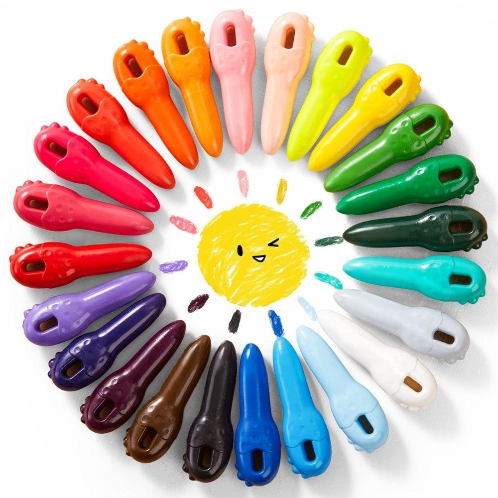 CERAS INFANTILES JARMELO ·CRAYONES KEY CERA DE ABEJA 12 UD· - Happy Moments Baby