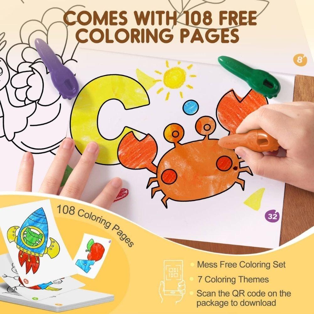 CERAS INFANTILES JARMELO ·CRAYONES KEY CERA DE ABEJA 12 UD· - Happy Moments Baby