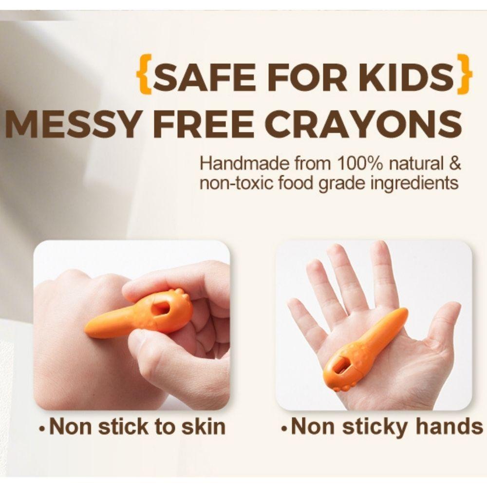 CERAS INFANTILES JARMELO ·CRAYONES KEY CERA DE ABEJA 12 UD· - Happy Moments Baby