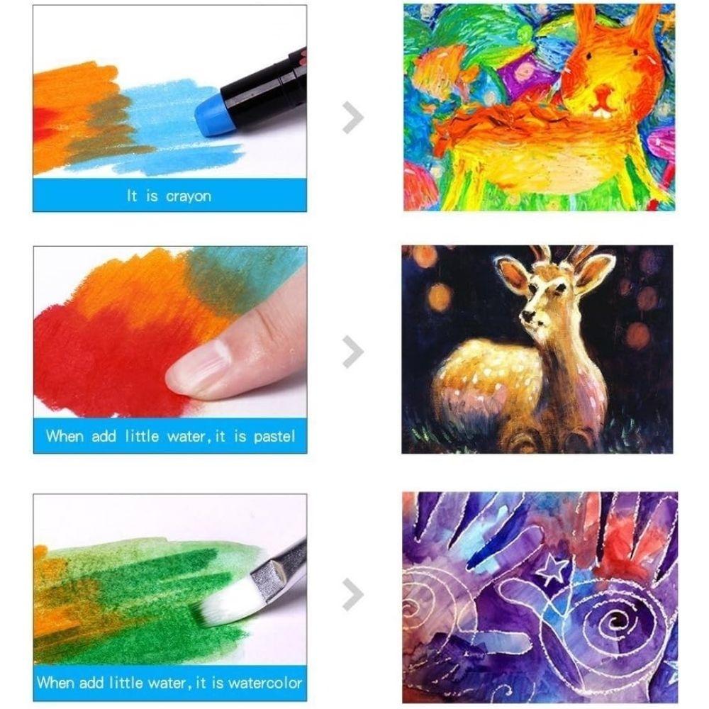 CERAS INFANTILES JARMELO ·CRAYONES SUAVES LAVABLES 24 COLORES· - Happy Moments Baby